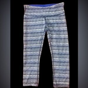 Lululemon Wunder Under capris, sz 8 (22.5” inseam)
